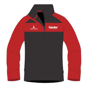 Cawdor Cars Adult's 1/4 Zip Midlayer - Black/Red