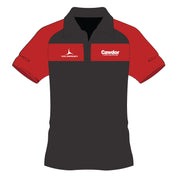 Cawdor Cars Adult's Polo Shirt - Black/Red
