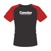 Cawdor Cars Adult's Short Sleeve T-Shirt - Black/Red