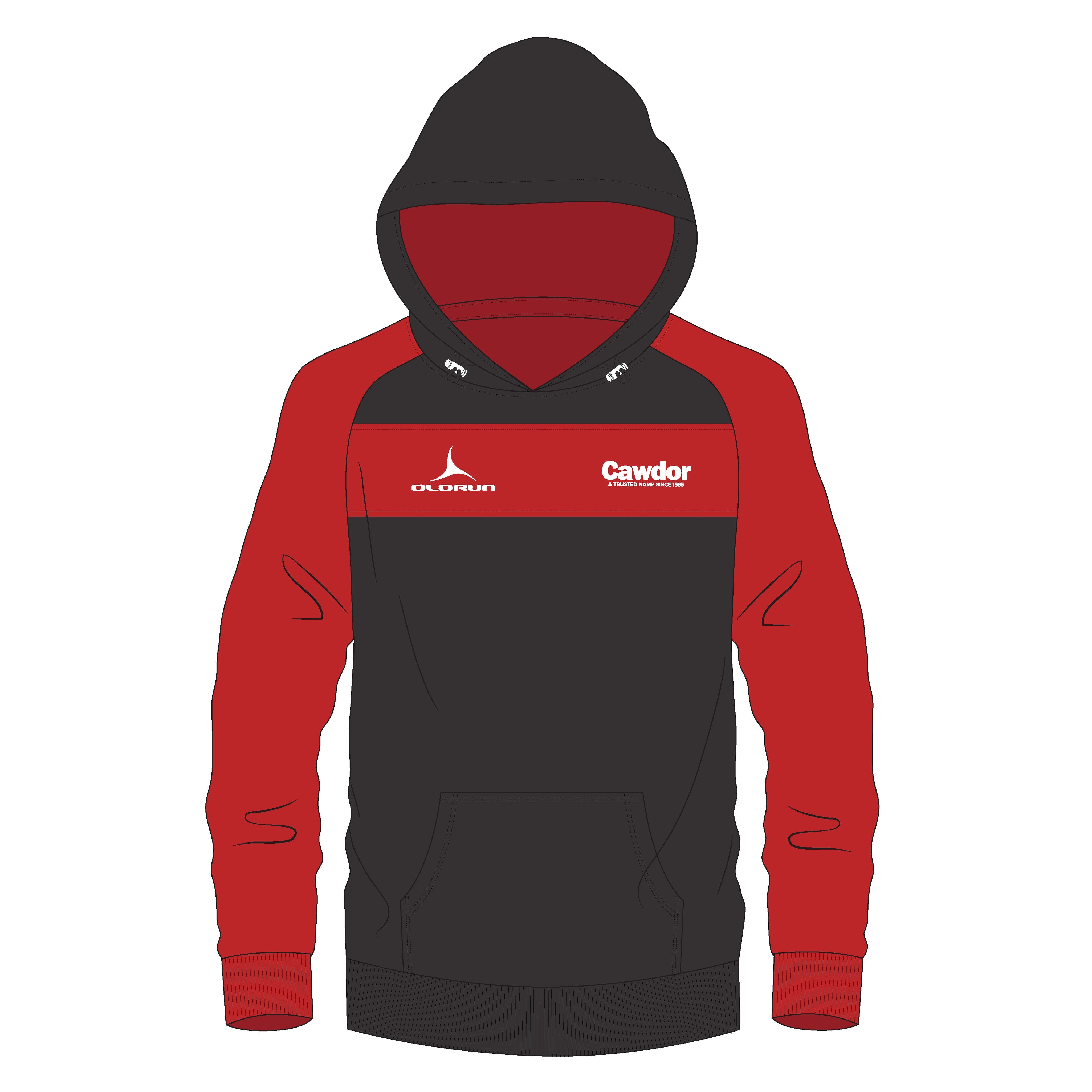Cawdor Cars Adult's Hoodie - Black/Red