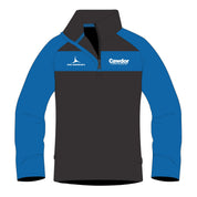 Cawdor Cars Adult's 1/4 Zip Midlayer - Black/Blue