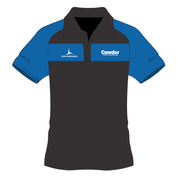 Cawdor Cars Adult's Polo Shirt - Black/Blue