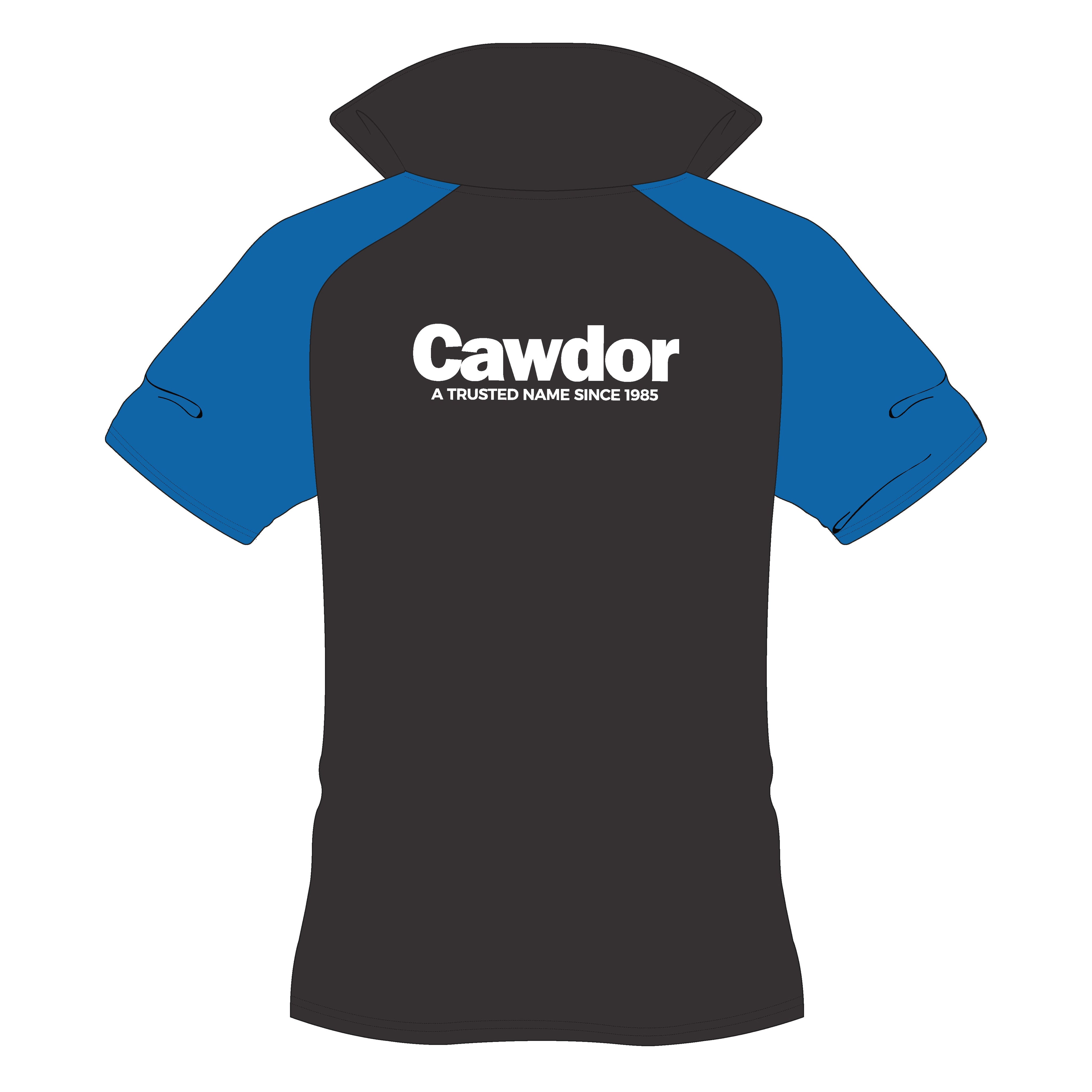 Cawdor Cars Adult's Polo Shirt - Black/Blue