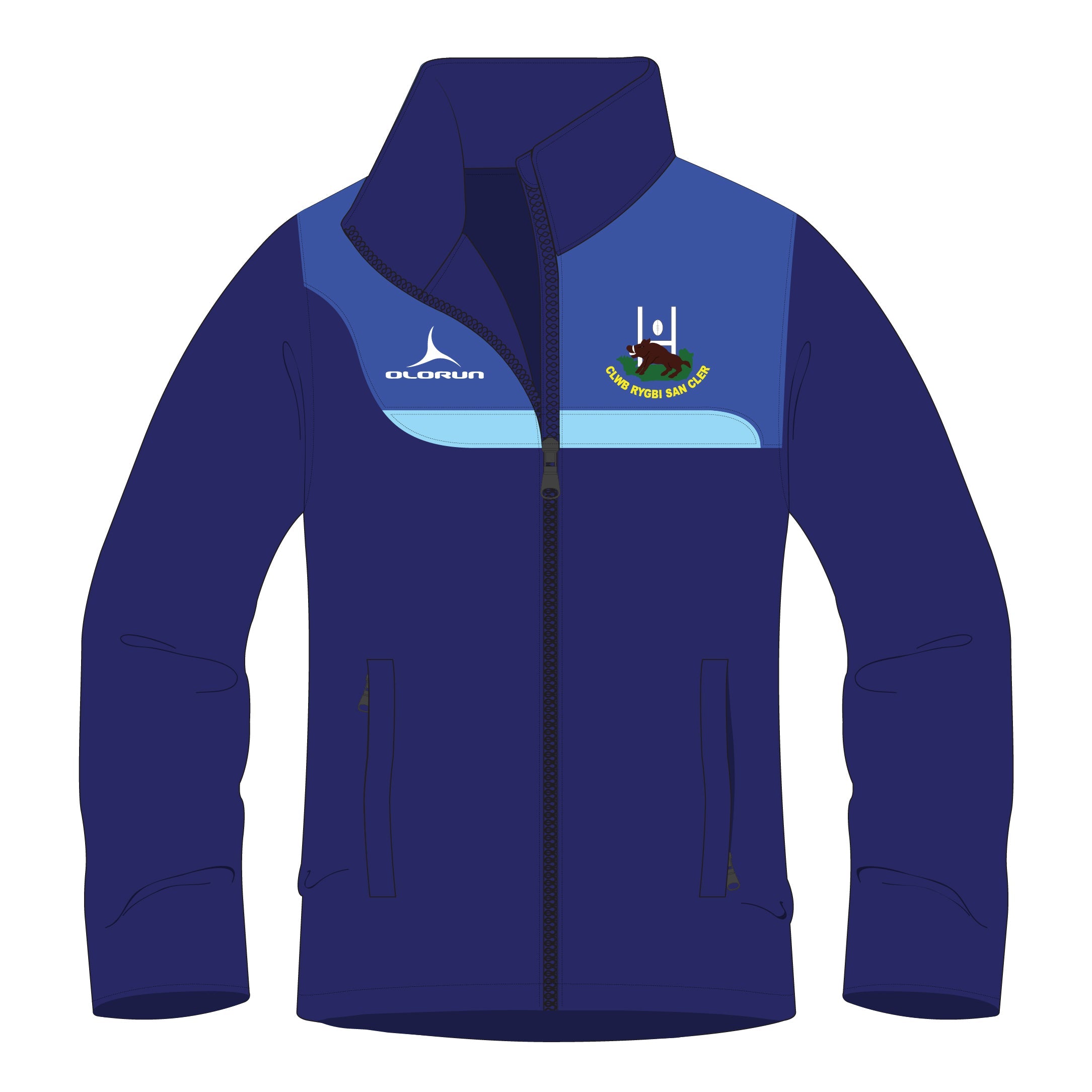 St Clears RFC Kid's Tempo Full Zip Training Jacket