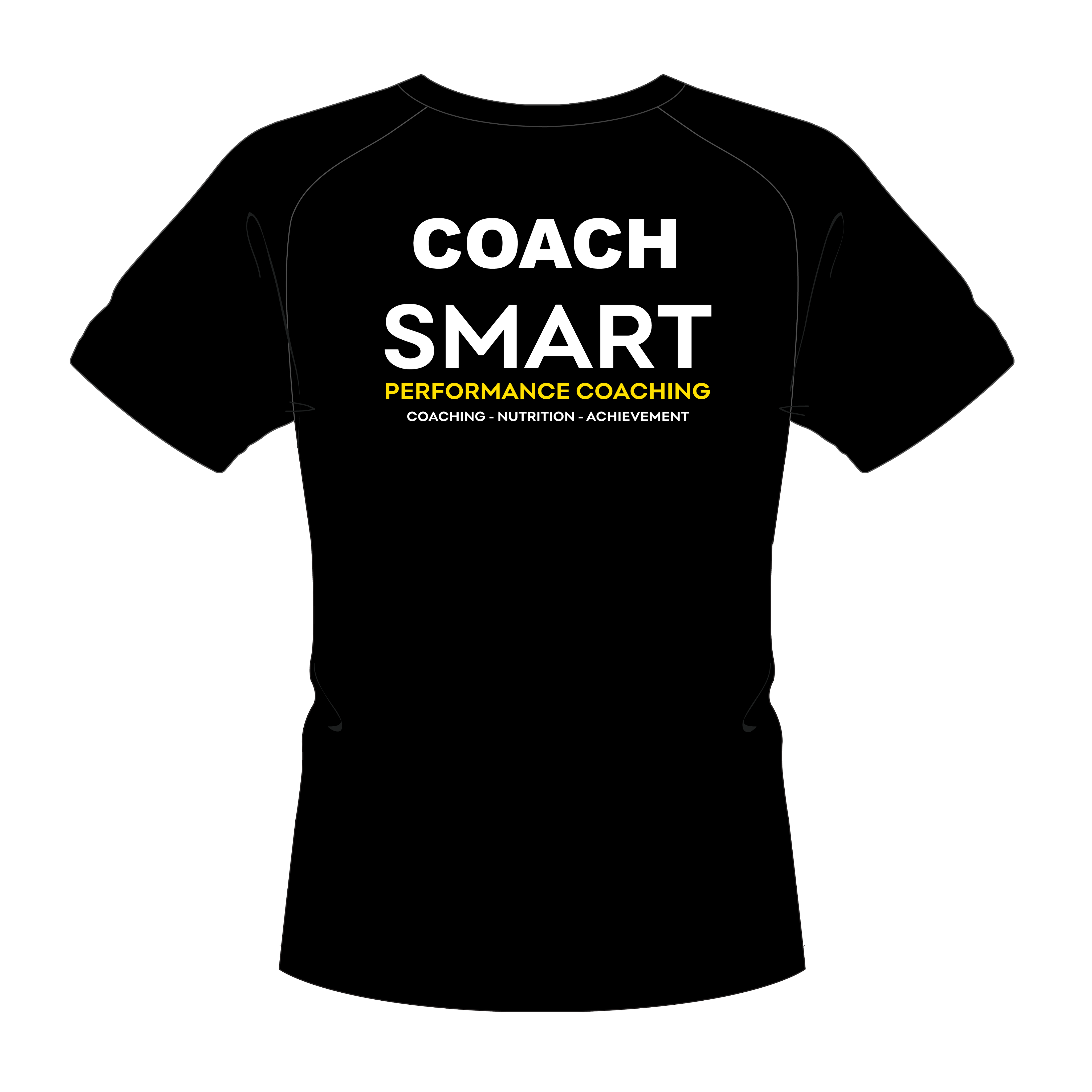 Smart Performance Coaching Training T-Shirt - Black/Blue WITH COACH