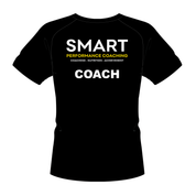 Smart Performance Coaching Training T-Shirt - Black/Blue WITH COACH