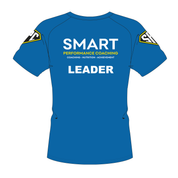 Smart Performance Coaching Training T-Shirt - Black/Blue WITH LEADER