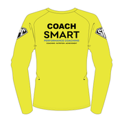 Smart Performance Coaching Training Long Sleeve T-Shirt - YELLOW WITH COACH