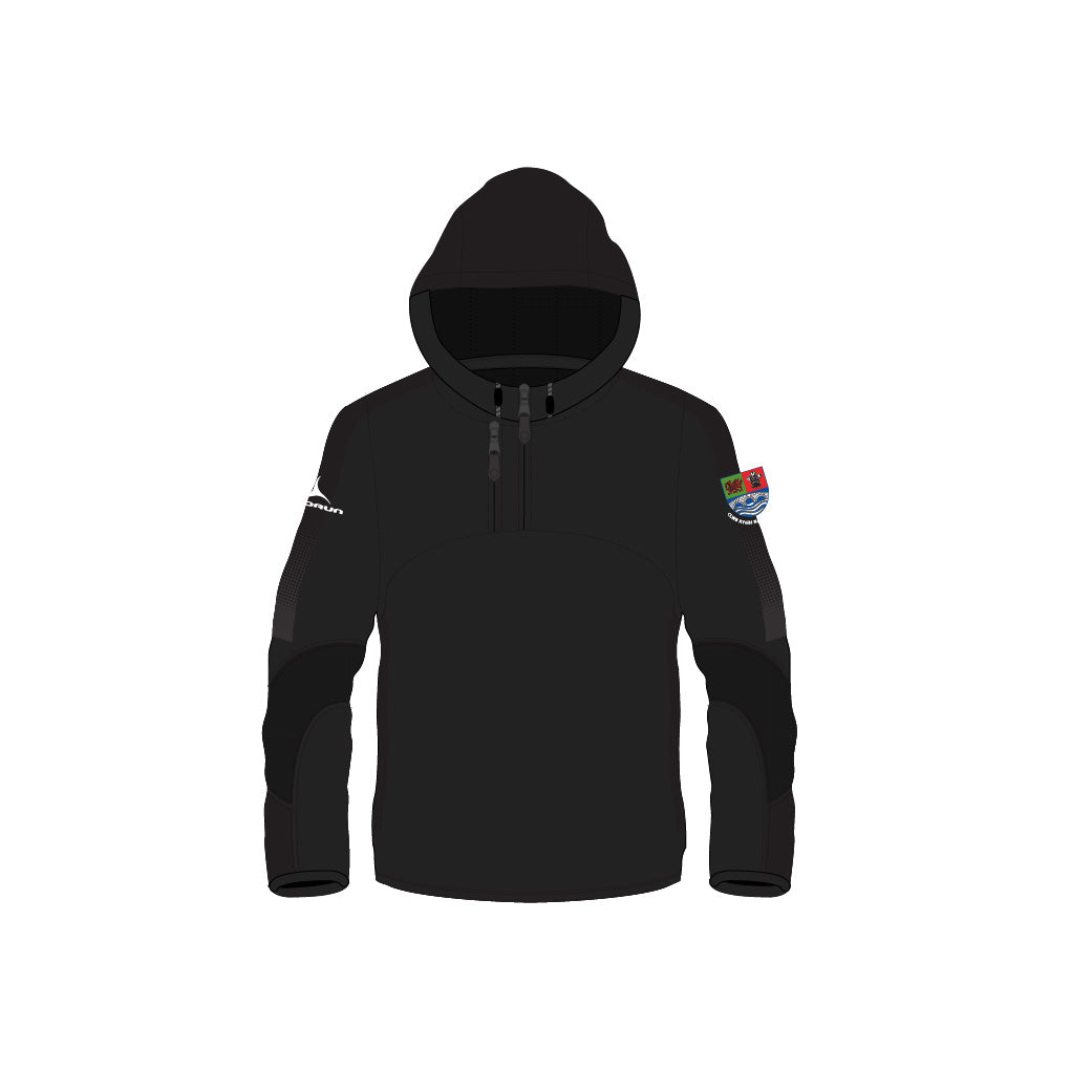 Nantgaredig RFC Adult's Edge 1/4 Zip Hooded Jacket