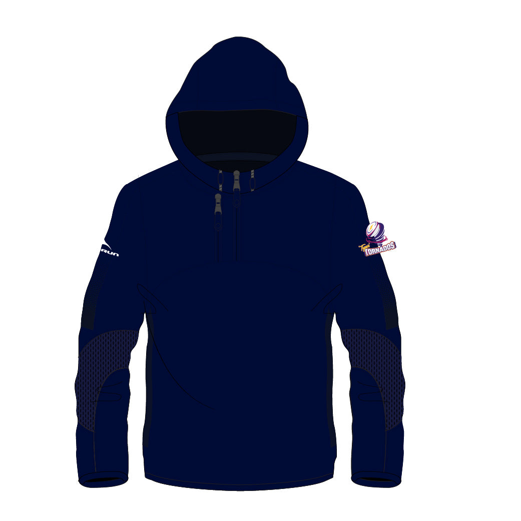 Tywi Tornados Adult's Edge 1/4 Zip Hooded Jacket
