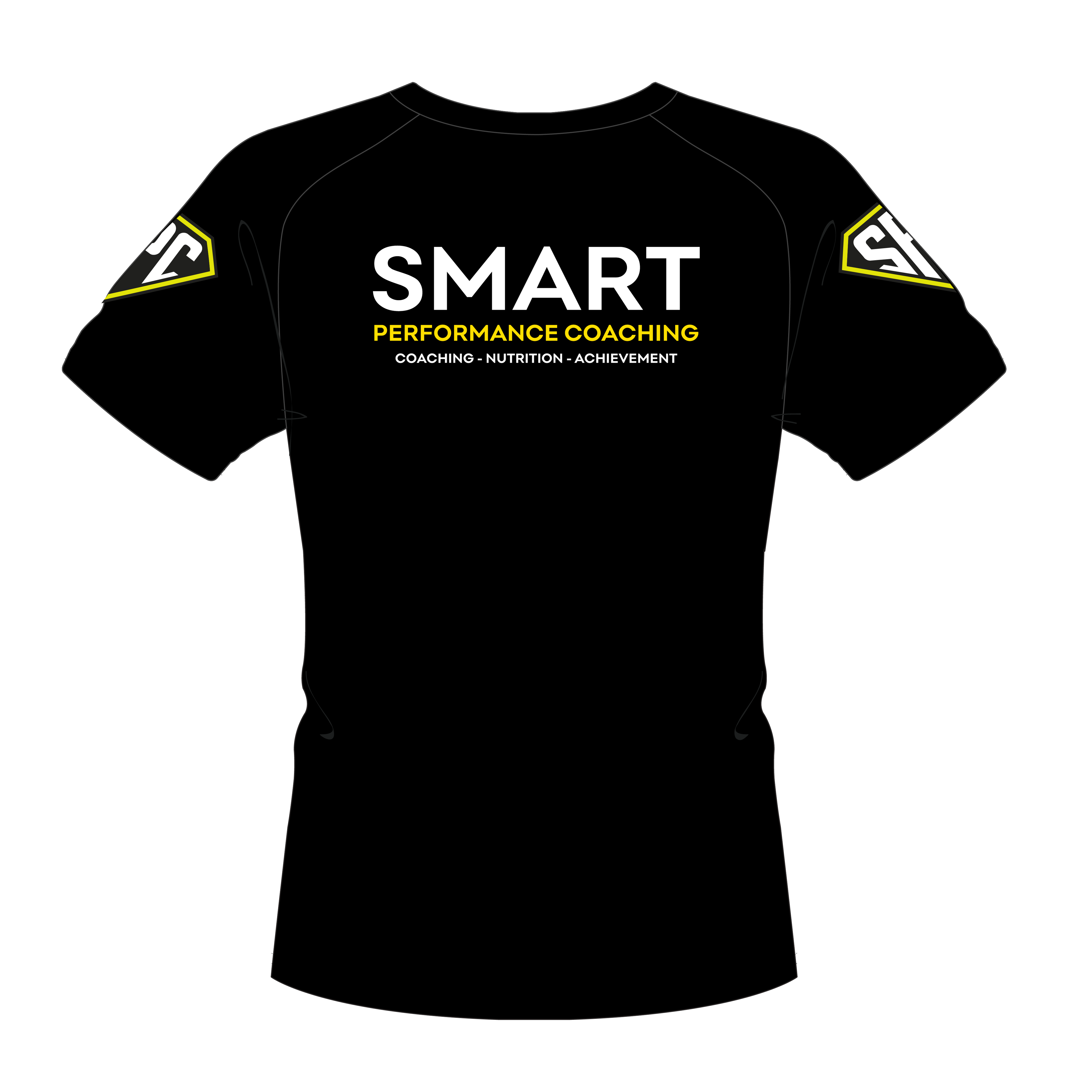 Smart Performance Coaching Training T-Shirt - Black/Blue NO COACH