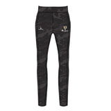 Ar y Gorwel Camo Kids Leggings - Black