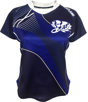 Olorun Women's Home Nations Scotland Rugby Shirt (Fast Delivery)