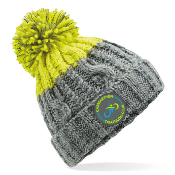 CTC Bobble Hat - Green/Grey