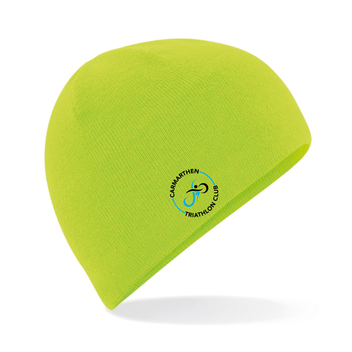CTC Pull On Beanie Hat - Electric Lime