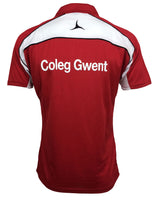 Coleg Gwent Adult's Iconic Polo Shirt - Red/White/Black