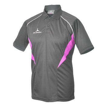 Olorun Flux Polo Shirt Dark Grey/Hot Pink/White (Fast Delivery)