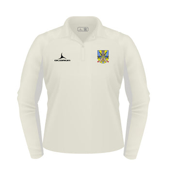 Laugharne Athletic CC Kid's Olorun Cricket Long Sleeve Polo Shirt