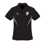 Mersham Sports Club Kid's Flux Polo Shirt - Black/Grey/Burgundy