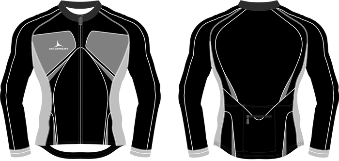 Olorun Core Full Zip Men's Long Sleeve Cycling Jersey