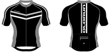 Olorun Velodrome Full Zip Men's Short Sleeve Cycling Jersey