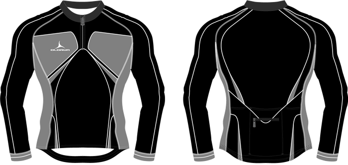 Olorun Core Half Zip Men's Long Sleeve Cycling Jersey