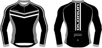Olorun Velodrome Half Zip Men's Long Sleeve Cycling Jersey