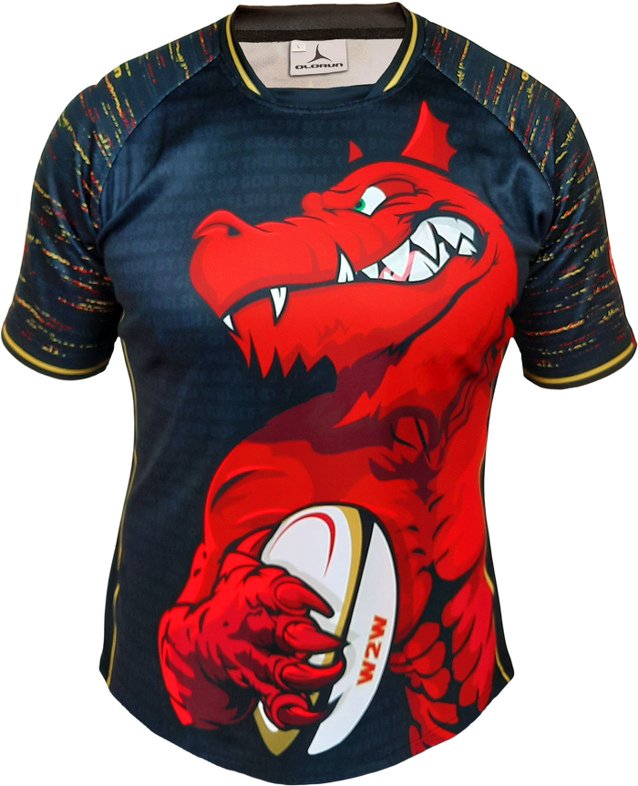 Wales Pride Of The Dragon Rugby Shirt