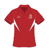 Cwmafan RFC Adult's Flux Polo Shirt Red/White/White