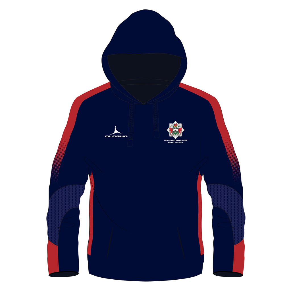 Mid & West Wales FRS Rugby Section Edge Hoodie – Olorun Sports