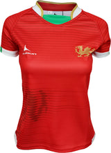 Women's Olorun Wales Contour Home Nations Rugby Shirt (Home - Red Design)