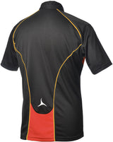Olorun Flux Polo Shirt  Black/Red/Amber (Fast Delivery)