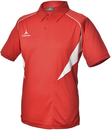 Olorun Flux Polo Shirt  Red/White/White (Fast Delivery)