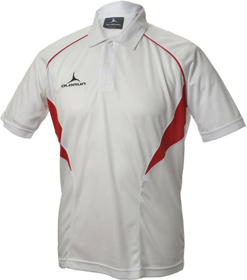 Olorun Flux Polo Shirt  White/Red (Fast Delivery)