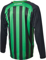 Engage Pro-Stripe Kids' Football Shirt Emerald/Black/Bronze  (Fast Delivery)