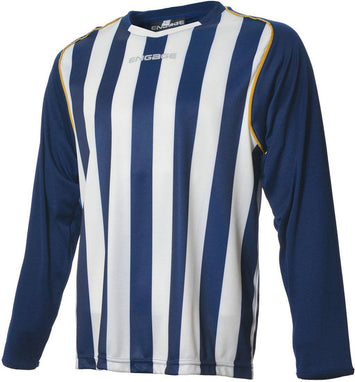 Engage Pro-Stripe Navy/White/Bronze Football Shirt  (Fast Delivery)