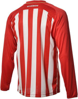 Engage Pro-Stripe Kids' Football Shirt  Red/White/Bronze  (Fast Delivery)