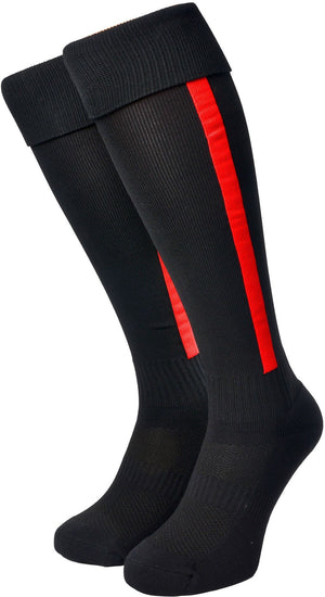 Olorun Euro Striped Socks Black/Red (Fast Delivery)