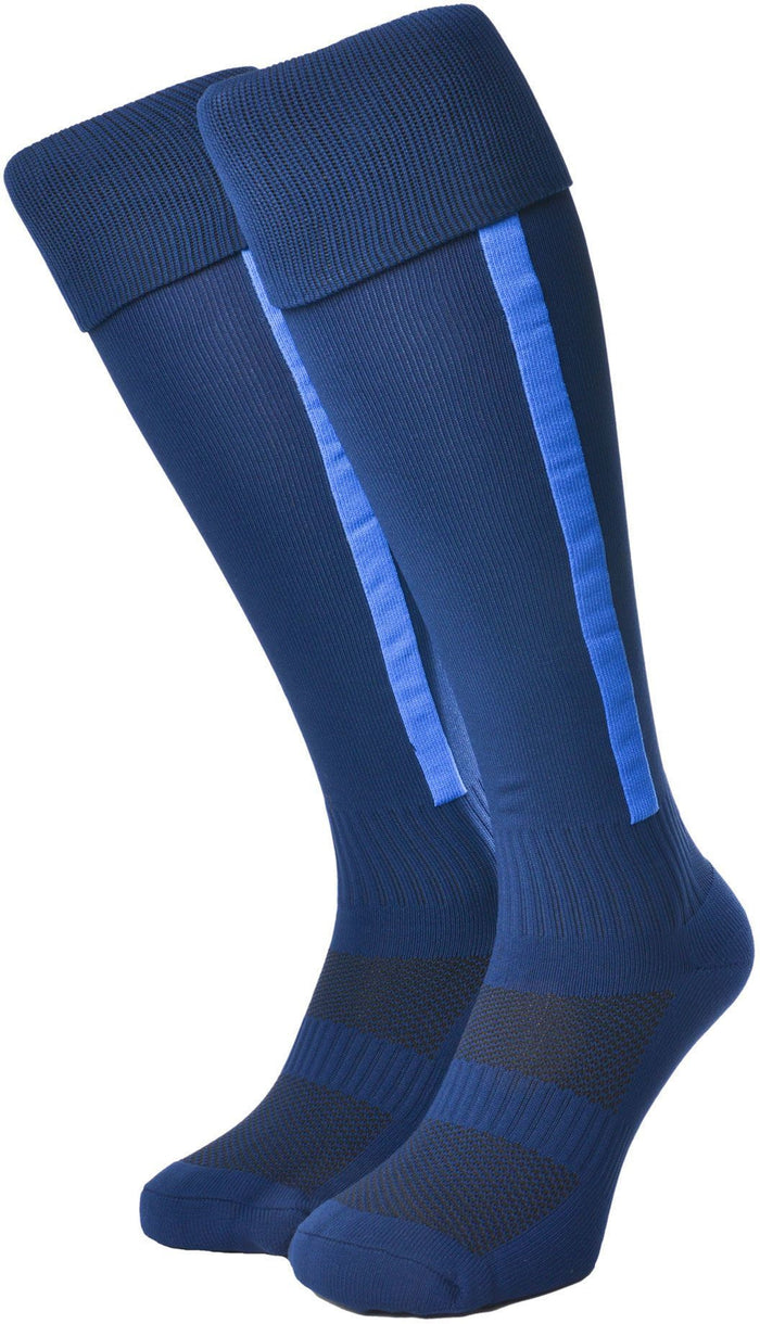 Olorun Euro Striped Socks Navy/Royal (Fast Delivery)