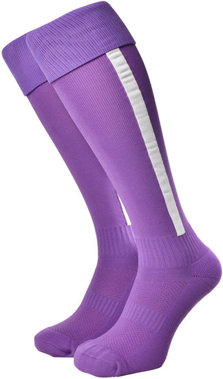 Olorun Euro Striped Socks Purple/White (Fast Delivery)